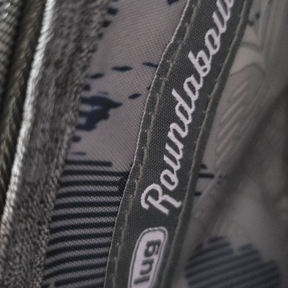 Lug Roundabout Quilted Wallet Crossbody Bag - Characol Gray - Picture 10 of 16